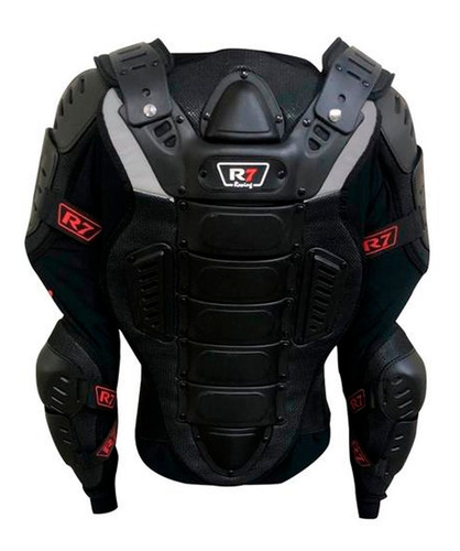 Imagen 2 de 3 de Peto Integral Para Moto R7 Racing Scorpio Negro