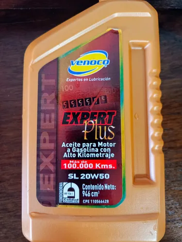 Aceite Para Carro Venoco 20w50