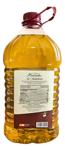 Aceite De Oliva 100% Puro Español 5 Lts. Haciendas de Andalucia