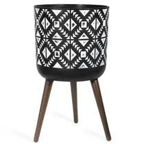 Comprar D'vine Dev Maceta De 14 Pulgadas Con Soporte, Maceta Alta De