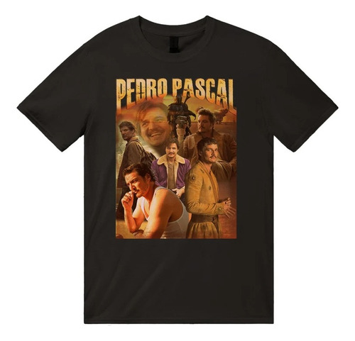 Polera Unisex Actor Pedro Pascal Chile Algodon Estampado