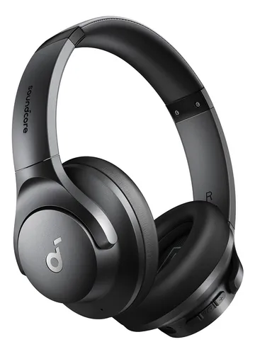 comprar Auriculares Diadema Híbridos Gamer Bluetooth Inalámbricos Soundcore Q20i con Cancelación Activa de Ruido,Alta Resolución, Big Bass, App, Transparencia,Color Negro