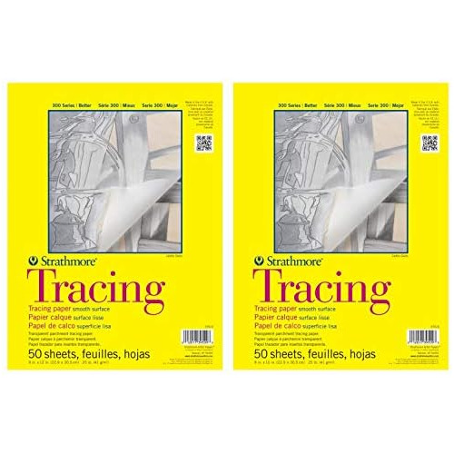 Paquete De 2, 3709, 300 Series Tracing Pad, Encuadernad...