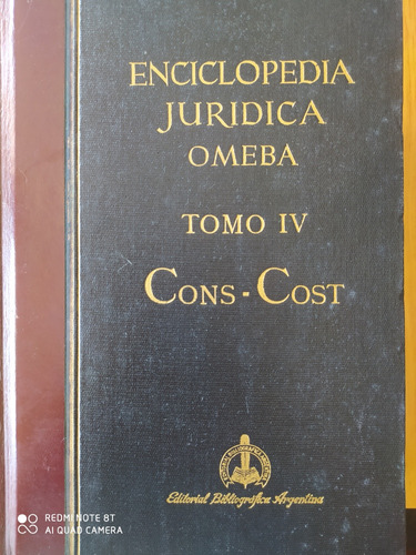 Enciclopedia Jurídica Omeba Tomo 4