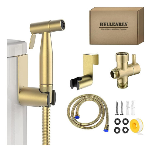 Kit De Bidet Portatil Para Inodoro - Bellearly Dorado