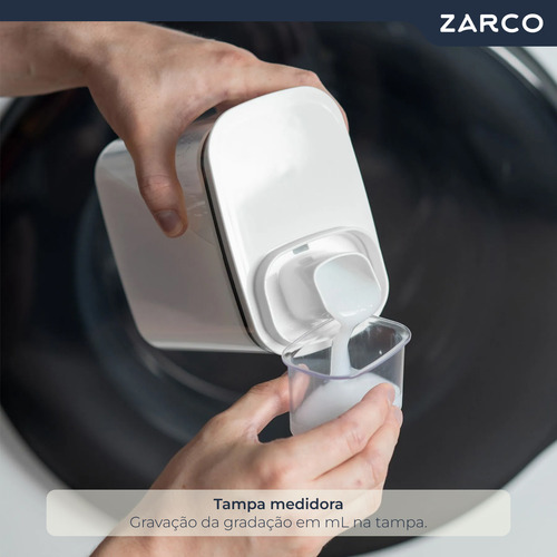 Dispenser Porta Sabão E Amaciante P/ Lavanderia Flow 1,5l Ou