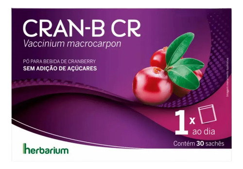 Suplemento Cran-b Cr Sachê Herbarium 30 Saches -