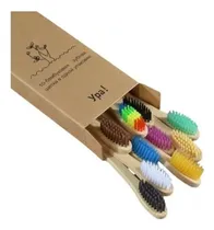 Comprar 10 Cepillos Dientes Bambú Adulto Cepillos Biodegradables Eco