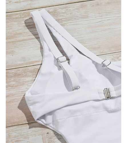 Casey 2025 Traje De Baño Sólido De Un Hombro For Mujer