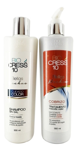Biocress10 Shampoo Matizante Color Cobr - mL a $419