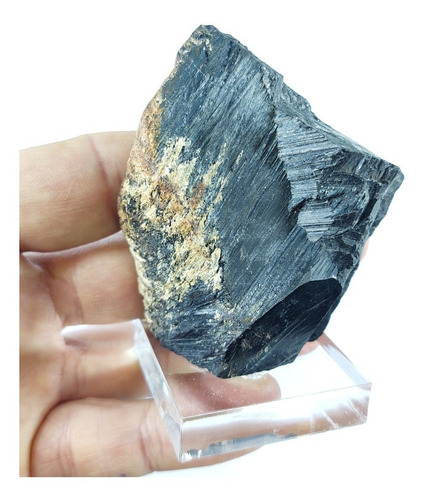 Mlm49 Columbita + Base 295g Mineral Tântalo E Nióbio Goldmb