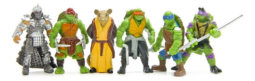 Tortugas Ninja Muñecos Colección Set X 6 Figuras Tmnt