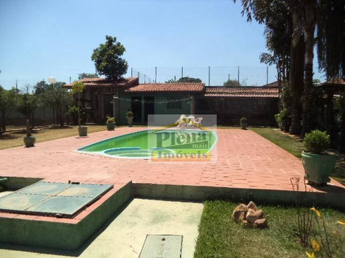 Chácara Residencial À Venda, Chácara Recreio Alvorada, Hortolândia. - Ch0023