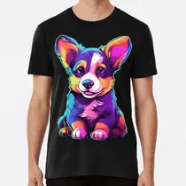 Comprar Remera Cachorro Corgi 03 Algodon Premium