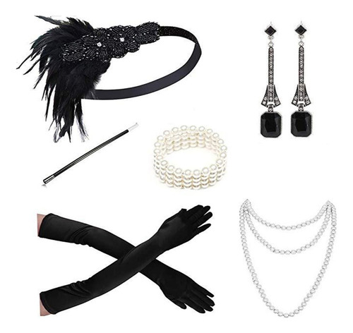 . Juego De Accesorios Gatsby Great De Los Años 20 For