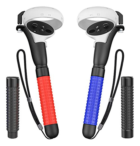 Accesorios De Mango De Juego Huiuke Vr Para Controladores Qu