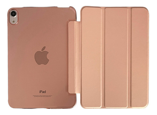 Funda Inteligente Para iPad Mini 6 + Cubierta Trasera Rosa