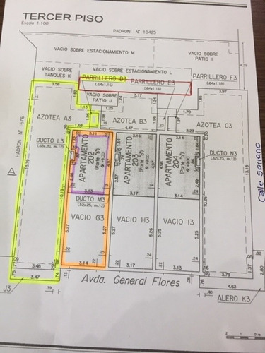 Imagen 8 de 8 de Venta Apartamento En Pleno Centro Con Parrillero Y Cochera
