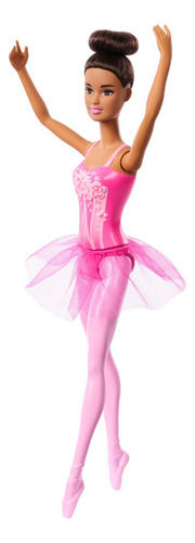 Barbie Muñeca Bailarina De Ballet Cabello Castaño Mattel HRG33