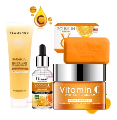 Pack Cuidado Facial Vitamina C + Ácido Hialurónico