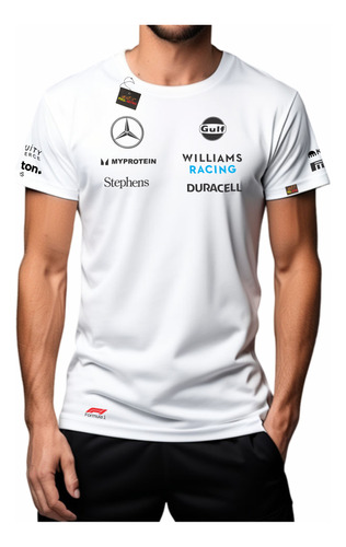 Polera F1 Williams  Racing - F1 2024 Frente Espalda