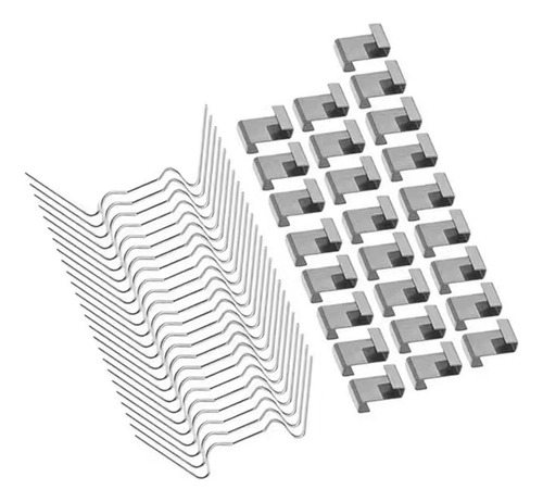 50x Clips De Acero Inoxidable Para Invernadero Clips De