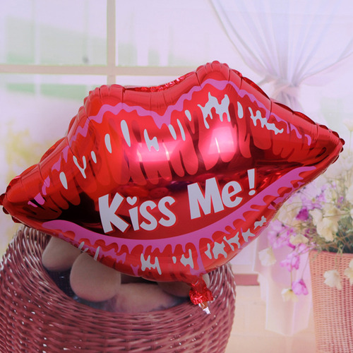 10 Unidades De 22 Globos Con Forma De Labios Para Imprimir E