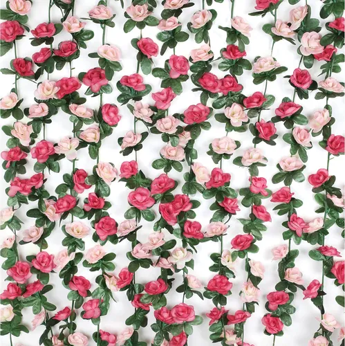 Bleum Cade 2 Guirnaldas De Flores De 164 Pies De De Rosas