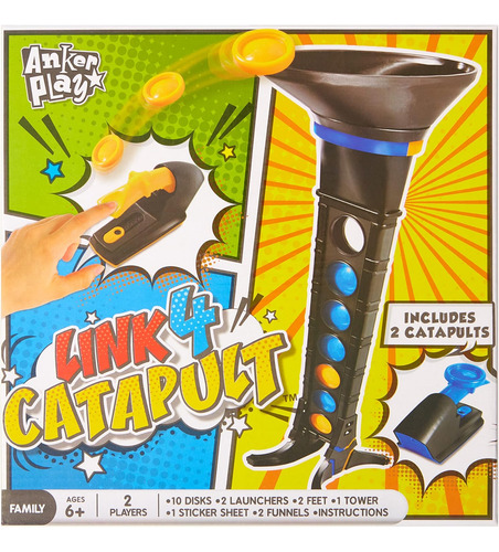 Kids - Juego De Mesa Para Niños, Catapulta Link 4, Juguete 4