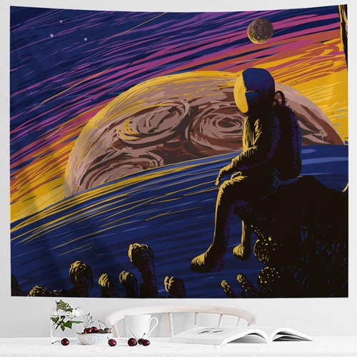 Tapiz Espacial Para Hombre Decoracion Pared Diseño Estrella