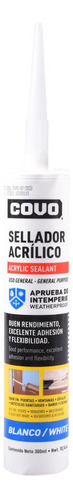 Sellador Acrílico Blanco 300ml Covo