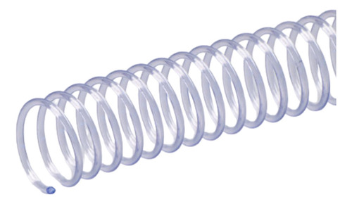 Espiral Transparente  Plástico No 20mm  Encuadernacion 50und
