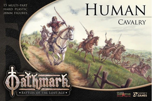 Caixa 15 Miniatura Human Cavalary Oathmark Cavalaria Rpg