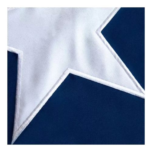 Bandera De Chile 90 X 135 Cm De Tela Con Estrella Bordada