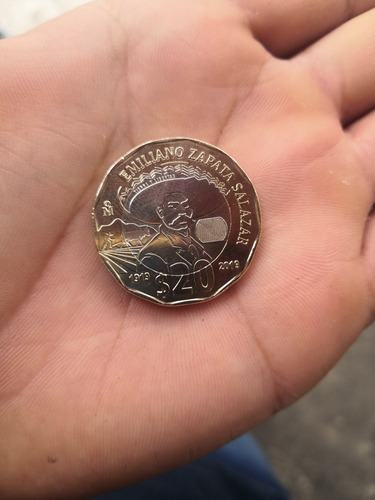 Moneda Conmemorativa De 20 Pesos De Emiliano Zapata