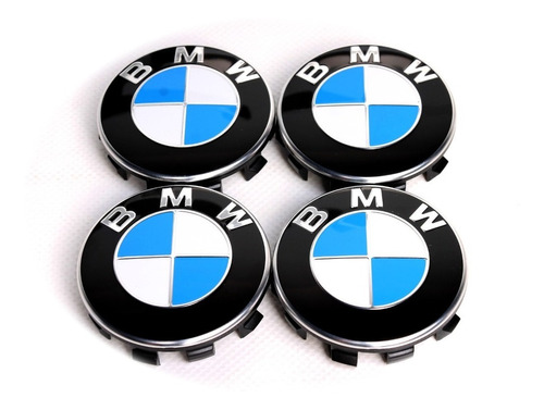 Centro Tapon Rin Bmw Kit Juego 4 Piezas Emblematico