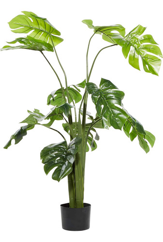 Deco 79 Faux Foliage Monstera Planta Artificial Con Maceta D