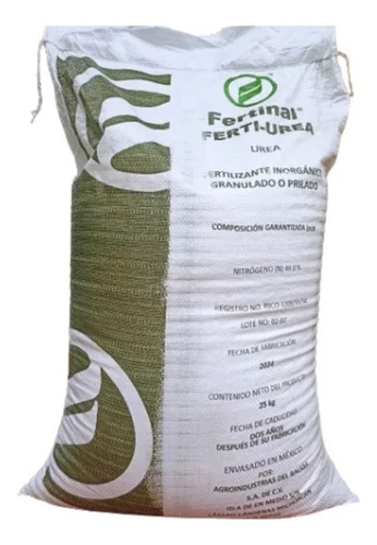 Fertilizante Inorgánico Granulado 4 Kg (urea)