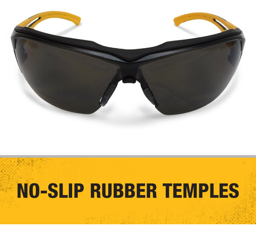 Óculos De Segurança Dewalt Dpg108 Renovator Premium Black Fr