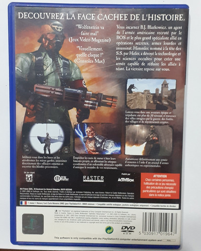 Return To Castle Wolfenstein Operation Resurrection Original (Usado)