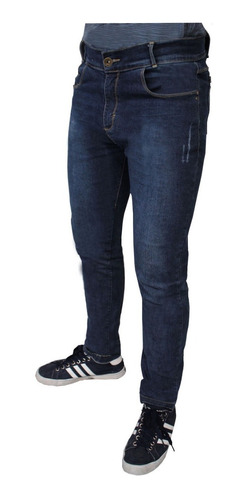 Pantalon De Hombre Mezclilla Skinny Slim Fit Peace & Love