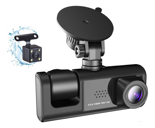 . Cámara Coche Grabadora Video Wifi Espejo Retrovisor Auto