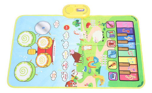 . Tapete Musical De Juegos Con Piano Y Batería For Niños
