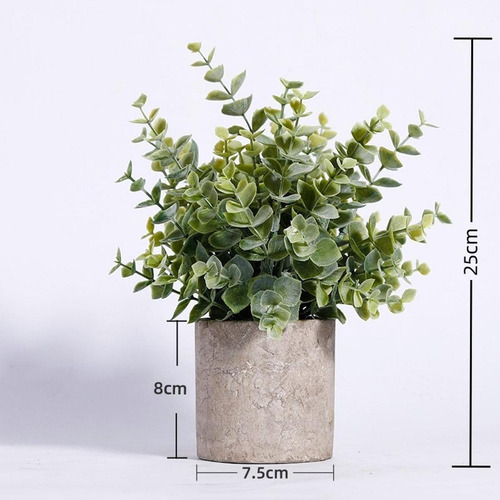 Vegetación De Plantas En Macetas Falsas Estilo C