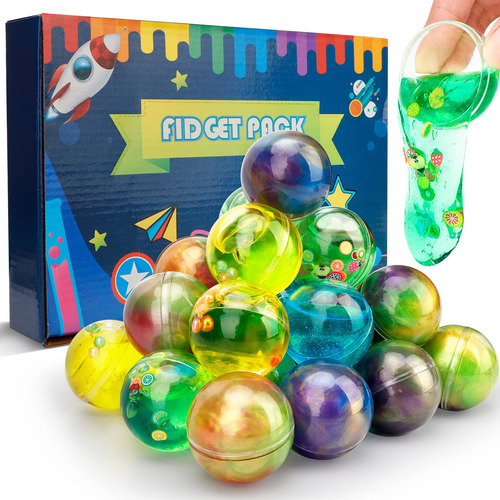 Juego De Bolas De Slime De Galaxia Con Slime De Cristal Para