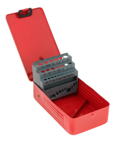 Estuche Para Brocas Helicoidales, Organizador 25 Ranuras