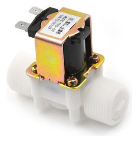 3/4 Dc 12v Solenoide Eléctrico Plástico Válvula Magnética A
