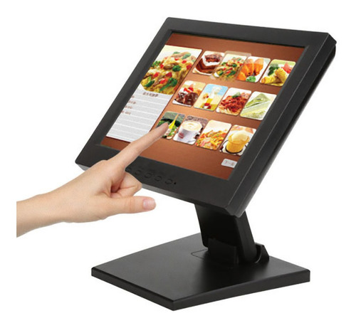 Monitor Tactil Apt E12 12  Pulgadas Touch Screen Multi Touch