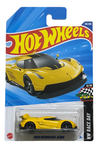 Hotwheels 2020 Koenigsegg Jesko 749a Amarillo