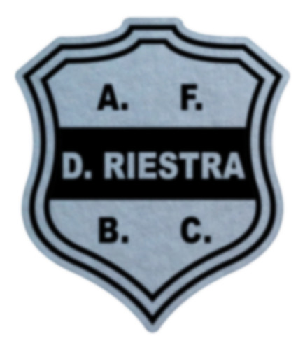 Parche Escudo Felpa Para Coser 8cm Set X4 Futbol Arg001 Deportivo Riestra Deportivo Riestra